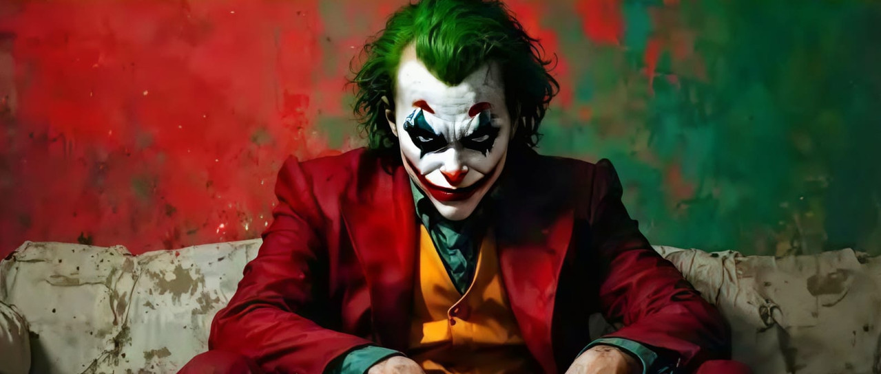 ๐ NovaPad Crimson Chaos Joker Mousepad